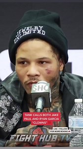 552K views · 10K reactions | “JAKE PAUL IS A 嵐 & RYAN GARCIA IS A BABY CLOWN!” Gervonta Davis hits back at Jake Paul and Ryan Garcia commenting on what would happen when the two fighters fight! How do you all see the Gervonta vs Ryan Garcia fight going down? | Fight Hub TV | Facebook