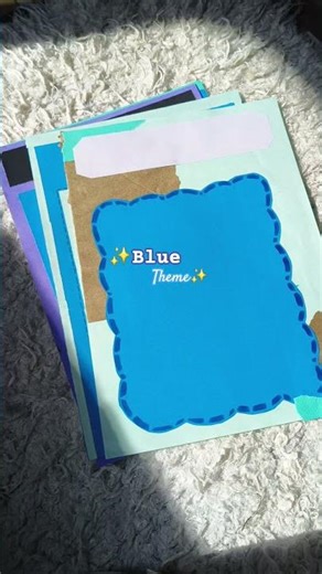 📘 Blue Paper Project Front Page Designs | Easy & Creative Border Ideas ✨📄#shortvideo