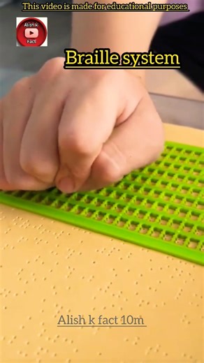 How Blind People Write Using Braille Slate and Stylus
