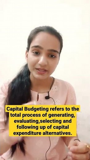 WHAT IS CAPITAL BUDGETING??|| 1 MINUTE FINANCIAL MANAGEMENT|| BY BHARTI RUPANI ||