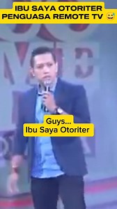 65K views · 1.1K reactions | Ibu Saya Otoriter Penguasa Remote TV  #Reel #Standupcomedi #Humor | Deff Defit | Facebook