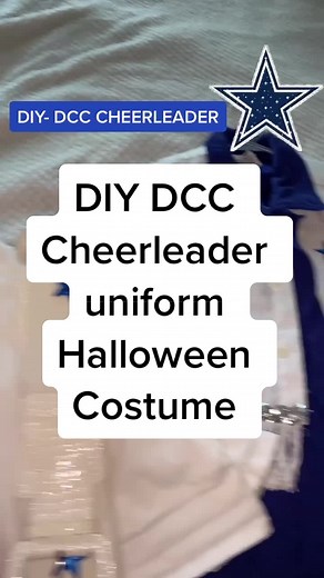 DIY Dallas Cowboys Cheerleaders Costume Transformation