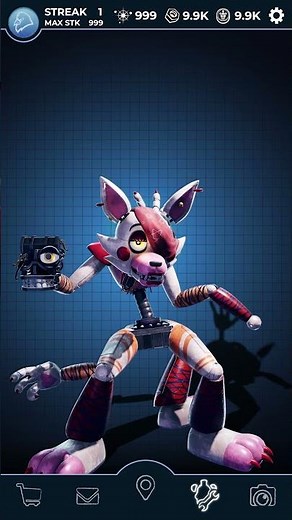 FNAF AR Glamrock Mangle Jumpscare & Workshop Animations