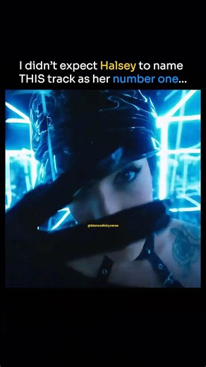 Halsey reveals her absolute favorite track... 😳 ‪@LilDickyRap‬ ‪@friendskeepsecrets‬ ‪@bennyblanco‬