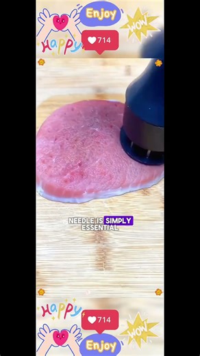 Make Your Steak Extra Tender & Delicious! Home Meat Tenderizer Needle, Stainless Steel Ste