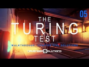 THE TURING TEST | Complete Chapter Five Walkthrough - All Puzzles | PS4
