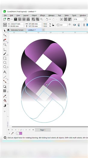 3d logo in Corel draw| #trending #viral #coreldraw #coreldrawtutorial #tutorial #art #logodesign