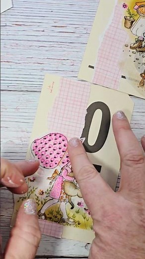 Altered Holly Hobbie Flashcards for Junk Journals 🌸✂️ #JunkJournal #Crafts