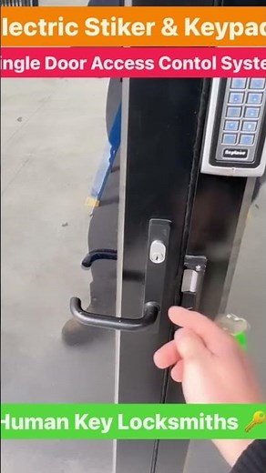 Single Door Access Control System -Electric Striker & Keypad #locksmithing