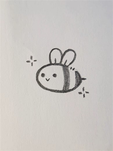 Cute things to draw when bored - Part 44 #doodle #bee #desenho #art #sketch