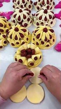 Cypress flower steamed bun # Flower steamed bun