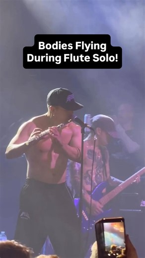 Heavy Metal Flute Solo 👀 🪈 🤘 Band: SPEED #speedband #speed #band #flute #solo #mosh #heavy #metal