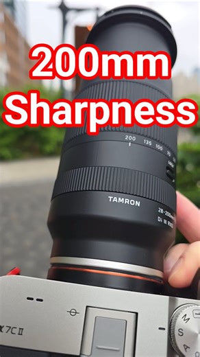 Tamron 28-200mm SHARPNESS TEST at 200mm & f5.6 aperture (Sony a7C2 a7iv* FX2*) #lenstest #cameralens