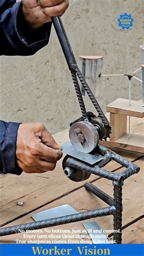 Craftsman Builds a Razor-Sharp Cutter from Scrap.