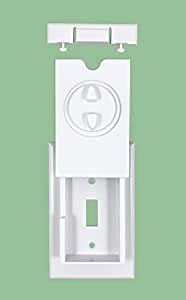 HomeStar Safety Light Switch Guard | Single Toggle Style | Child Proof Light Switch Plate | Tamper-Proof Switch Protection | Switch Lock Cover