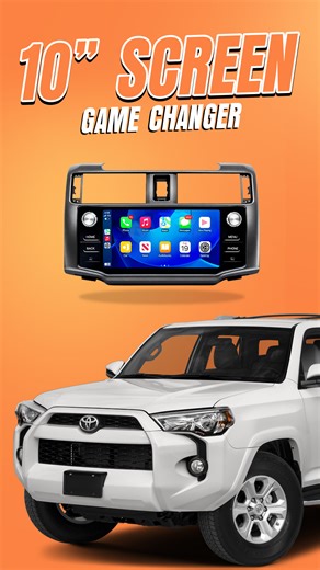 This 10” Apple CarPlay radio is a MASSIVE upgrade for the Toyota 4Runner. Fast, responsive, factory features retained, and it looks incredible. #Toyota4Runner #AppleCarPlay #CarAudioUpgrade #SpeedOfSoundNH | Speed of Sound