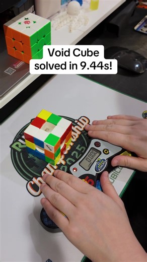 Void Cube Solved in 9.44 Seconds - Speedcubing Challenge