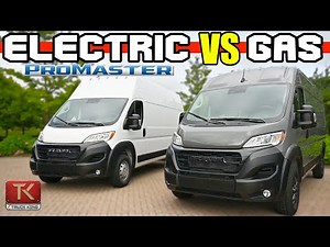 2024 Ram ProMaster EV vs ProMaster Gas - Which Delivery Van is Best?