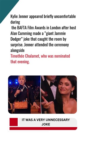 KYLIE JENNER GETS A COLD SHOWER AT THE BAFTAS! The Host's Joke Froze the Room