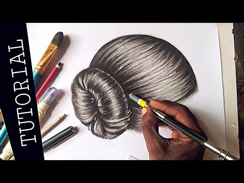 How To Draw Realistic Hair | Tutorial For BEGINNERS!.