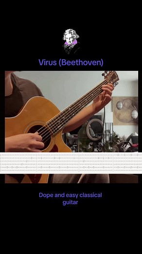 Beethoven's Virus for Steel String Guitar