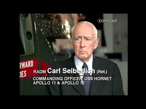 2004 Splashdown interview featuring RADM Carl Seiberlich, CO of USS Hornet Apollo 11 & 12 Recovery