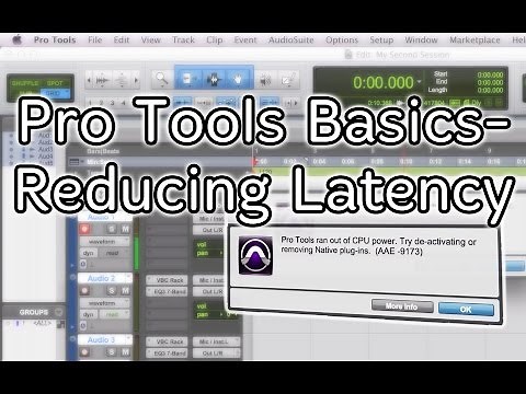 Pro Tools Basics 03: How to Reduce Latency/Delay in Pro Tools