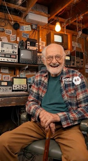 🎙️ 93 years old. Same shack. Same magic. For 72 years, he’s been walking into this little room in Yonkers, flipping the switch, and talking to the world 🌍 No internet. No apps. Just radio, patience, and a lifetime of stories carried on RF. Generations came and went. Technology changed. The shack never did. 👉 And yes—before anyone asks—you do realize this is SORA, right? 😄 Just being transparent… and having a little fun. Lol. But the spirit? That part is 100% real ❤️📻 #HamRadio #HamRadioLife