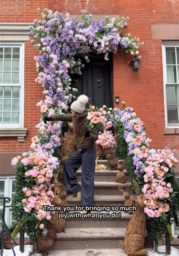 Creating Beautiful Spring Moments on the Stoop
