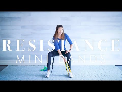 Senior & Beginner Workout - Mini Loop Resistance Bands