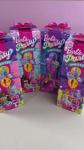 Barbie dukke - party unboxed!🩷🎉 👉 www.kids-world.dk/advanced_search_result.php?keywords=Barbie Dukke - Party Unboxed Kender du en der elsker Barbie? Så se lige det her! 🩷 De fine æsker indeholder 10 overraskelser i den fineste indpakning!🎉🎁 Her er altså lagt op til mange timers leg😍 Find dem på shoppen nu!🙌[AY137] | Kids-world