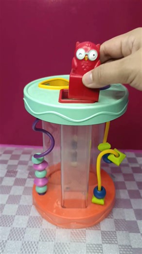 red owl fun sound effect shape sorter