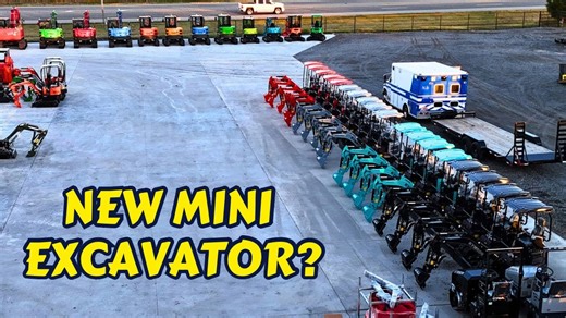 Mini excavator from China diesel performance tested on site