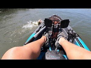 reel yaks 9.5 feet modular kayak bass fishing