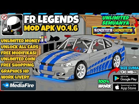FR Legends V0.4.6 MOD APK Terbaru 2026 | Uang Tak Terbatas & Semua Mobil Terbuka