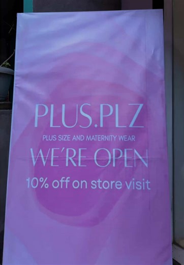 Limited time offer! Visit us and get 10% off. #fyp #plusplz #storeopening #visitus
