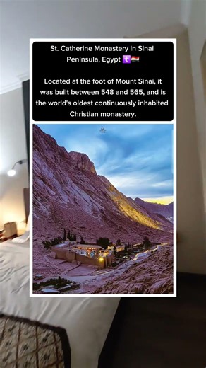 St. Catherine Monastery in Sinai Peninsula, Egypt ☦️🇪🇬 #shorts