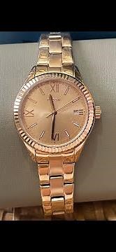 Fossil BQ3639 Rye Three-Hand Date Rose Gold-Tone Stainless Steel Watch Unboxing