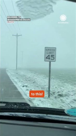 Tennessee tornado aftermath turns into winter wonderland overnight!