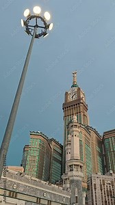 Al-Haram Mosque, the most important mosque in Islam, with the Kaaba building, and the Black Stone