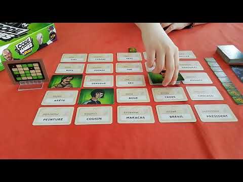 Une partie de Code Names Duo (2 joueurs)
