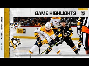 Predators @ Penguins 3/30 | NHL Highlights 2023