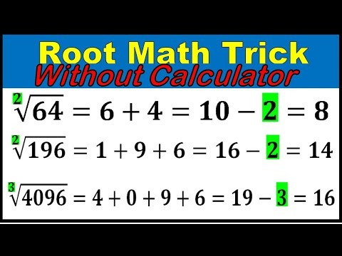 Math Trick | How to find the Square and Cube Root | Without Using Calculator