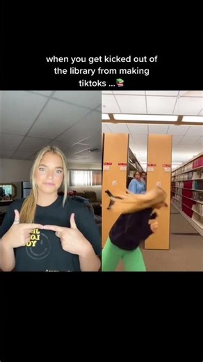 #fyp #college #foryou #library #running #funny