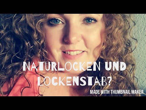 Wie verwende ich bei Naturlocken den Lockenstab ?