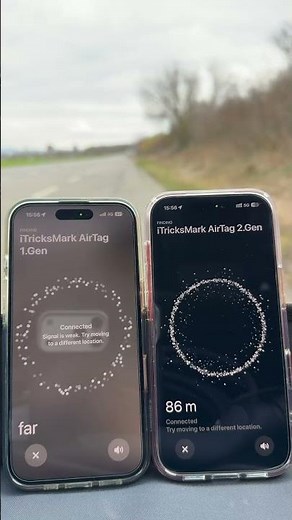 AirTag 1 vs AirTag 2 — the range difference shocked me 👀 #apple