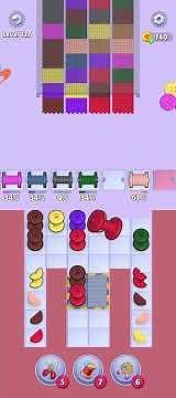 Knit Out Level 727 Solution #knitoutpuzzlegame #knitout #knitoutlevel #knitoutgame #level727