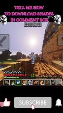 How to download minecraft shaders #minecraft #minecraft #shorts