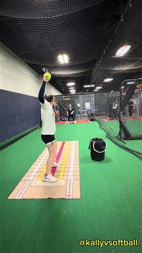 Minichute drill stack: USE DISCOUNT CODE KALLYV15 #kallyvsoftball #pitchingdrills #minichute