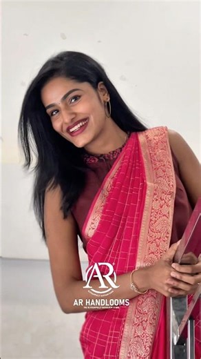 Pink Colour Saree Draping 💗✨